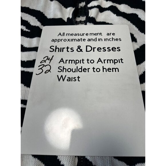 Diane Von Furstenberg Long Sleeve Full Zip Zebra Print Mid Length Cardigan Sz 1X - Picture 8 of 8